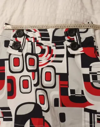 Minifalda Promod Estampada