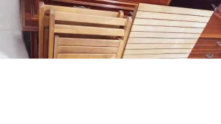 Mesa y 2 Sillas Terraza Madera