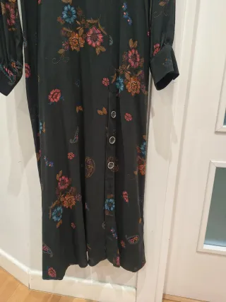 Vestido largo estampado floral