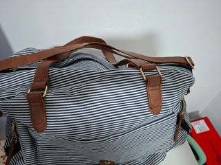 Bolso de viaje marinero rayas