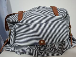 Bolso de viaje marinero rayas