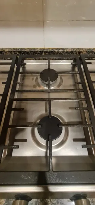 Placa de gas Teka 5 zonas 86cm Acero Inoxidable