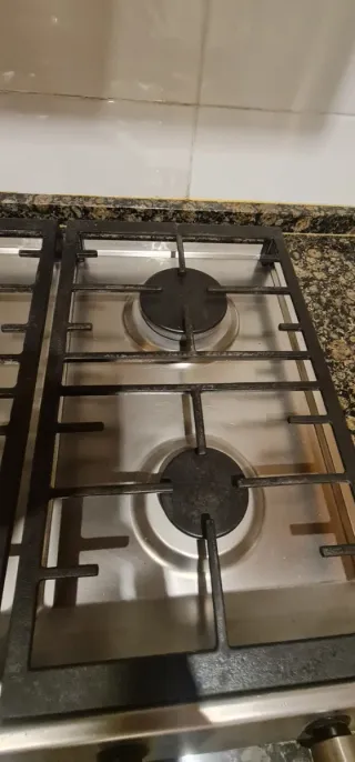 Placa de gas Teka 5 zonas 86cm Acero Inoxidable