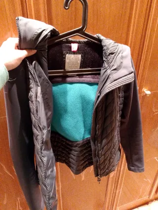 Cazadora Geox azul grisaceo mujer