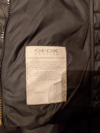 Cazadora Geox azul grisaceo mujer