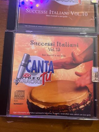 3 CD Karaoke Canta Tu Successi Italiani