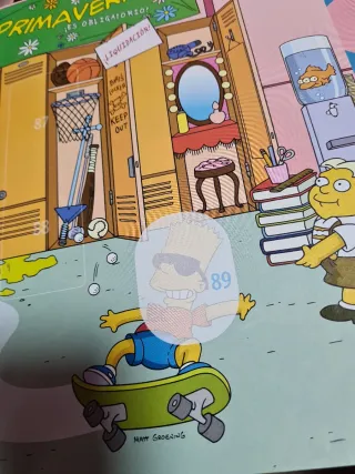 Álbum de Cromos Los Simpsons Panini Vacío