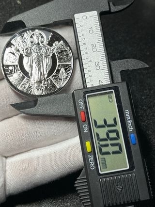 Moneda Plata 999 Jesus Creator 2004 Samoa BU