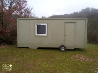 Contenedor de obra 6m chapa sándwich