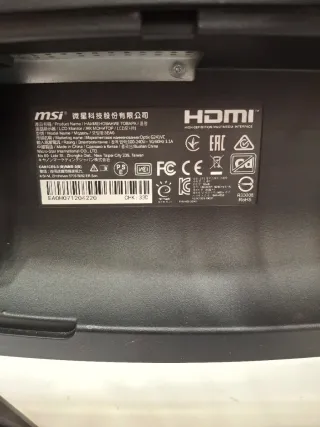 Monitor MSI Gaming 24 Curvo Full HD 75Hz