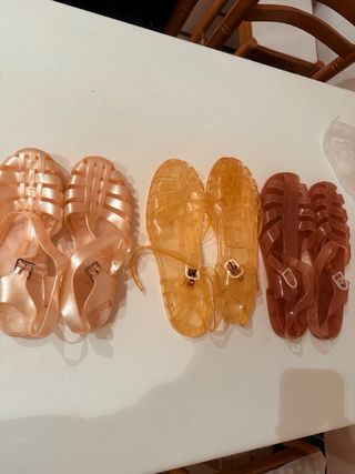 Chanclas de agua transparentes 3