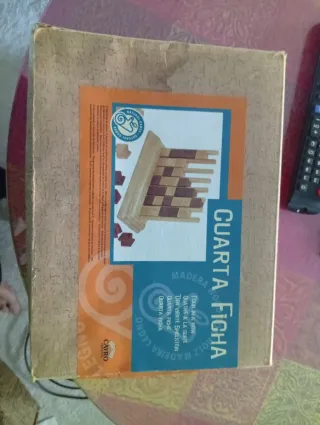Juego de mesa Cuarta Ficha Madera