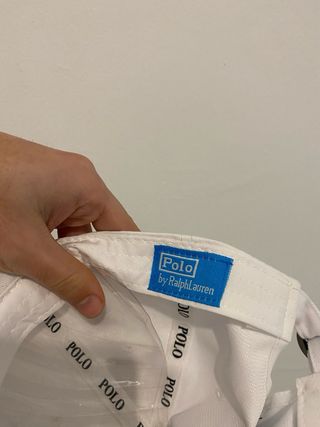 Gorra Polo Ralph Lauren Blanca Ajustable