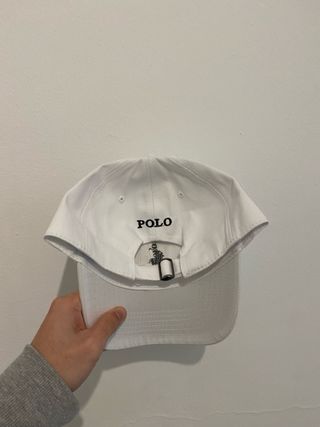 Gorra Polo Ralph Lauren Blanca Ajustable