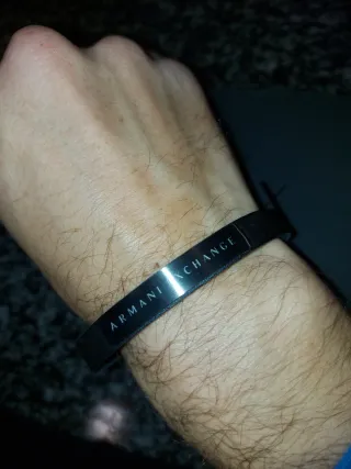 Pulsera Armani Exchange Negra