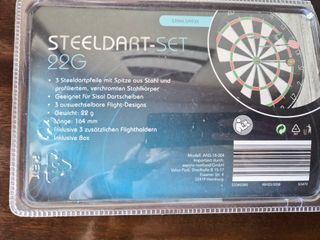 Dardos Acero 22G con Estuche