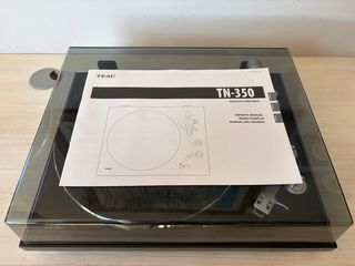 Tocadiscos TEAC TN-350 Negro/Plata