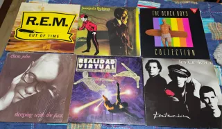 Lote Vinilos 80s y 90s: R.E.M., Beach Boys, Sabina