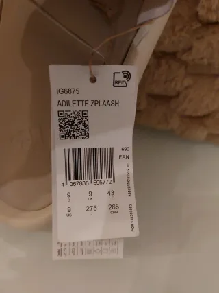 Adidas Adilette Zplaash Beige