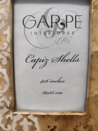 Marco de fotos nácar Garpe Interiors