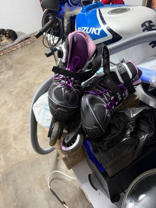 Patines en línea Fila morado y negro