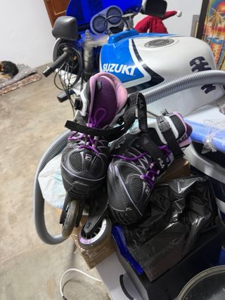 Patines en línea Fila morado y negro