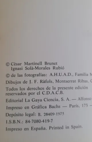 Construcciones agrarias en Cataluña (1975)