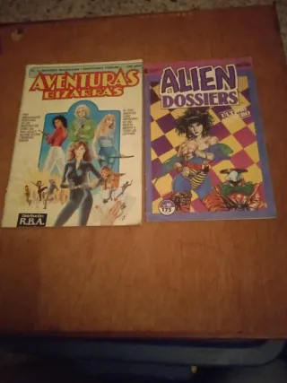 Lote 2x cómics Relatos Sci Fi Terror Thriller