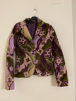 Blazer Denny Rose Estampado Talla L