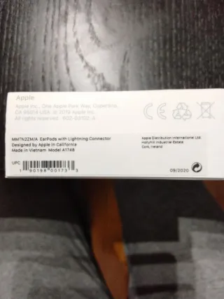 Apple EarPods Lightning Connector Nuevos Sellados