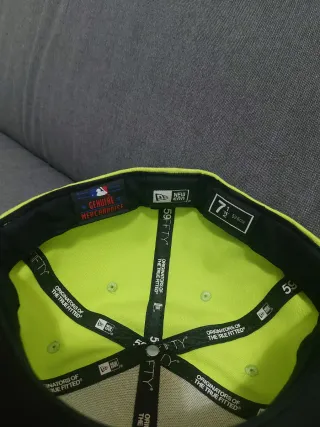 Gorra New Era Boston B Negra y Verde