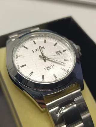 Reloj Leix Quartz blanco hombre