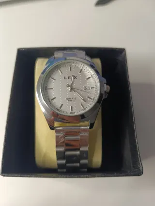Reloj Leix Quartz blanco hombre