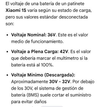Batería Patinete Eléctrico Xiaomi 1S, M365