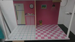 Casa de muñecas de madera