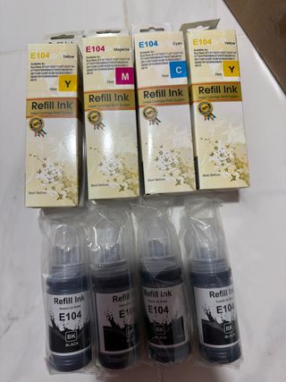 Tintas impresora E104