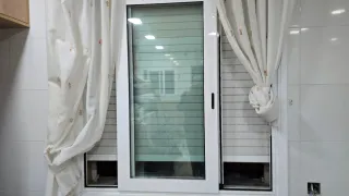 Finestra scorrevole in alluminio con doppio vetro