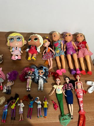 Lote Barbie Nancy Enchantimals LOL omg Sylvanian