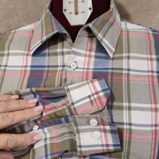 Camicia a quadri uomo taglia L