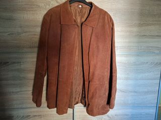 Chaquetón Piel Vuelta Hombre Marrón