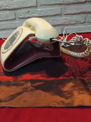 Teléfono SPC telecom beige retro