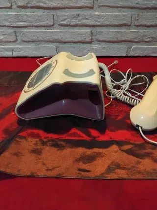 Teléfono SPC telecom beige retro