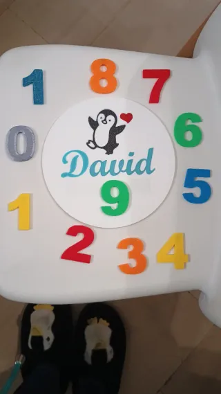 Disco segna mesi neonato personalizzato 1-12 mesi