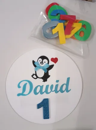 Disco segna mesi neonato personalizzato 1-12 mesi