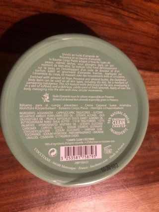 L'Occitane Baume Corps Amande 100ml