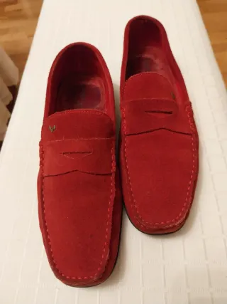 Mocasines de ante para caballero