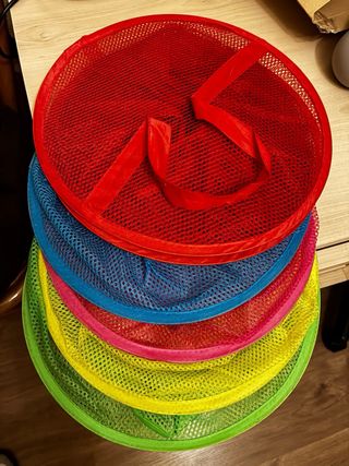 Organizador de malla multicolor infantil sin usar