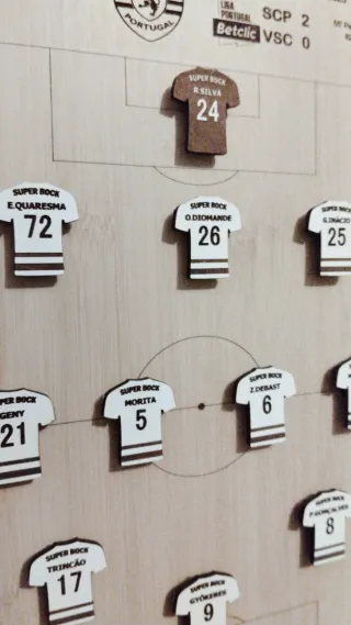 Moldura Sporting CP Madeira Treinador Rui Borges