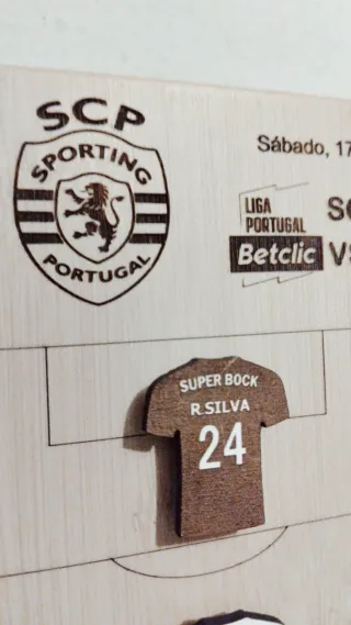 Moldura Sporting CP Madeira Treinador Rui Borges