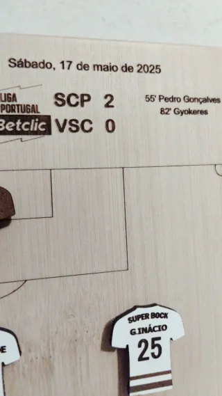 Moldura Sporting CP Madeira Treinador Rui Borges